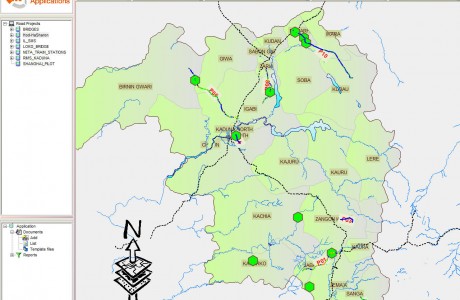 Kaduna state - GIS map